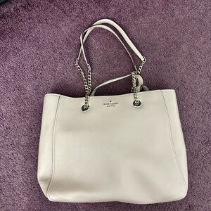 Pale Pink Pebbled Leather Kate Spade Tote